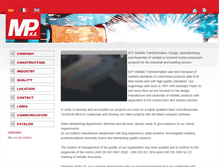 Tablet Screenshot of montajespedro.com